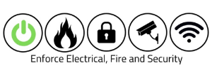 Enforce, Electrical, Fire and Security Ltd. landscape button logo copy